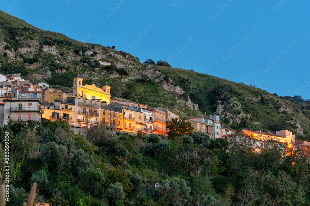 Acquappesa, Cosenza district, Calabria, Italy, Europe, view of the small village