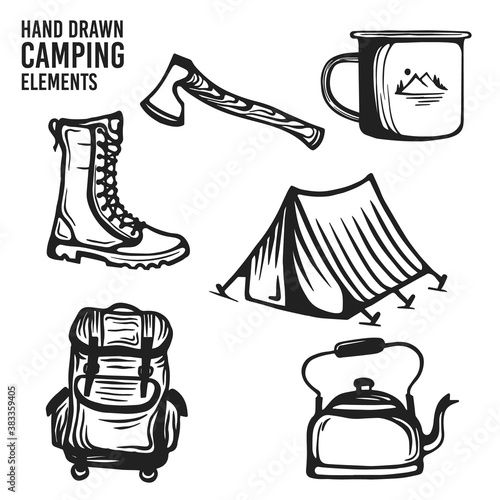 Camping Elements and Hiking Tool Set collection