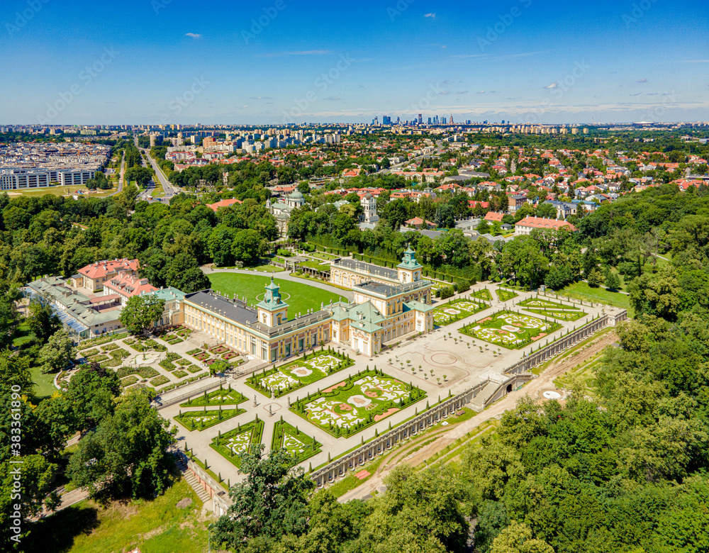 Warszawa - pałac w Wilanowie