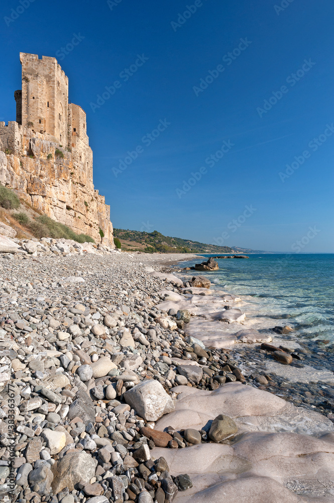 Capo Spulico,Federician Castle,, Roseto Capo Spulico, Cosenza district, Ionian Coast, Calabria, Italy, Europe