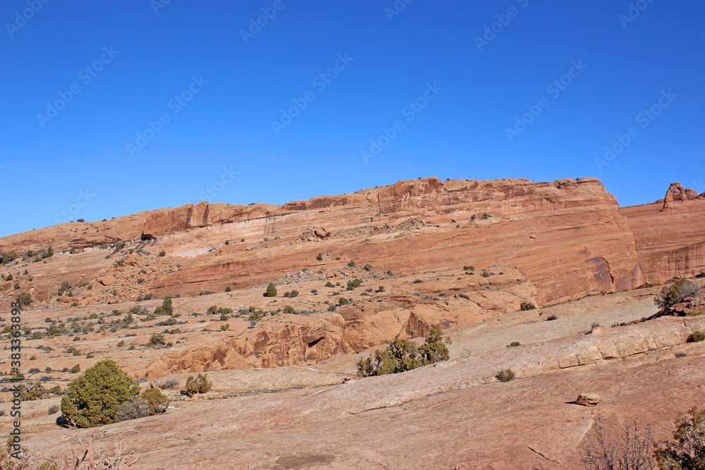 Rock formations in the Arches national Park, Utah Rock formations in the Arches national Park, Utah