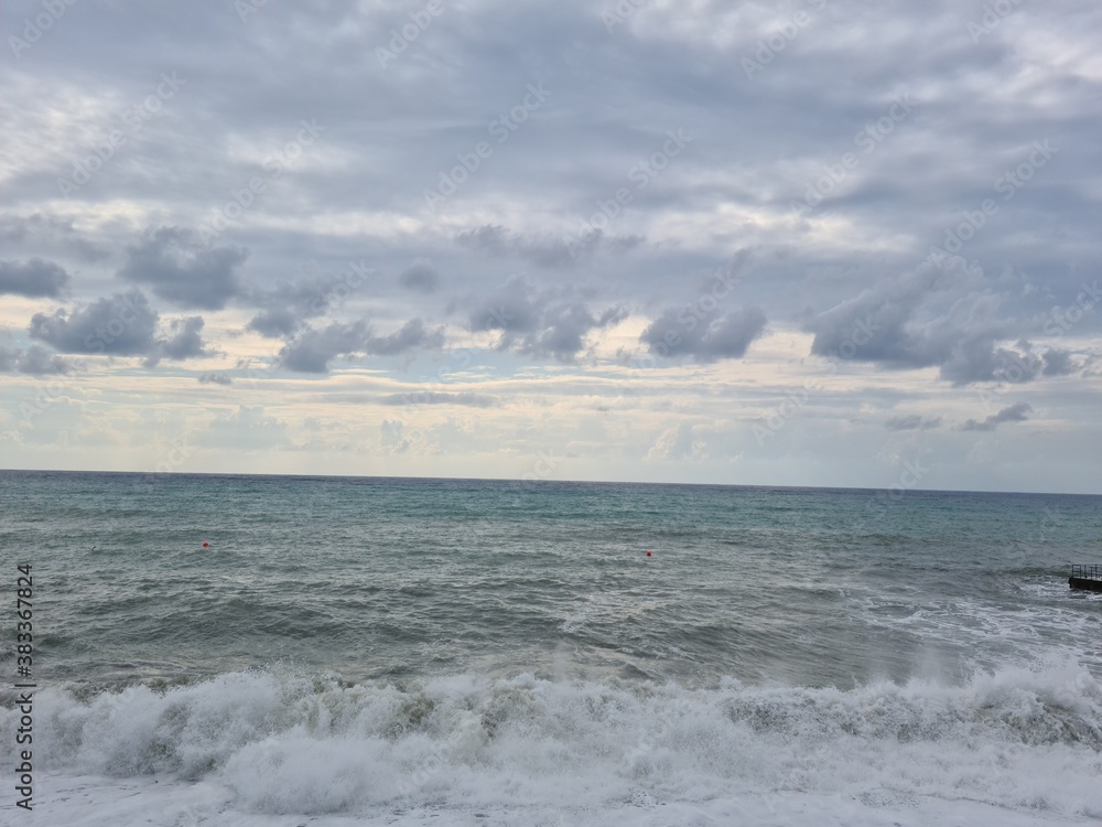 Fototapeta premium storm over the sea