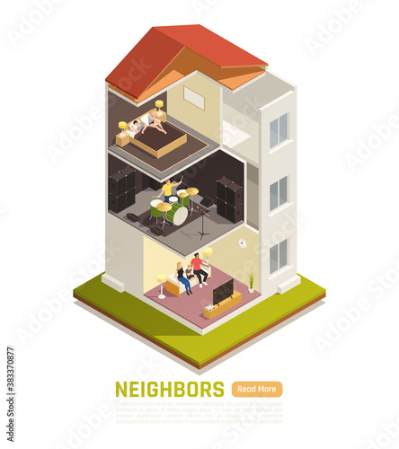 Neighbors Problems Isometric View