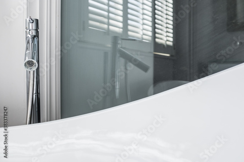 minimalist bathroom detail