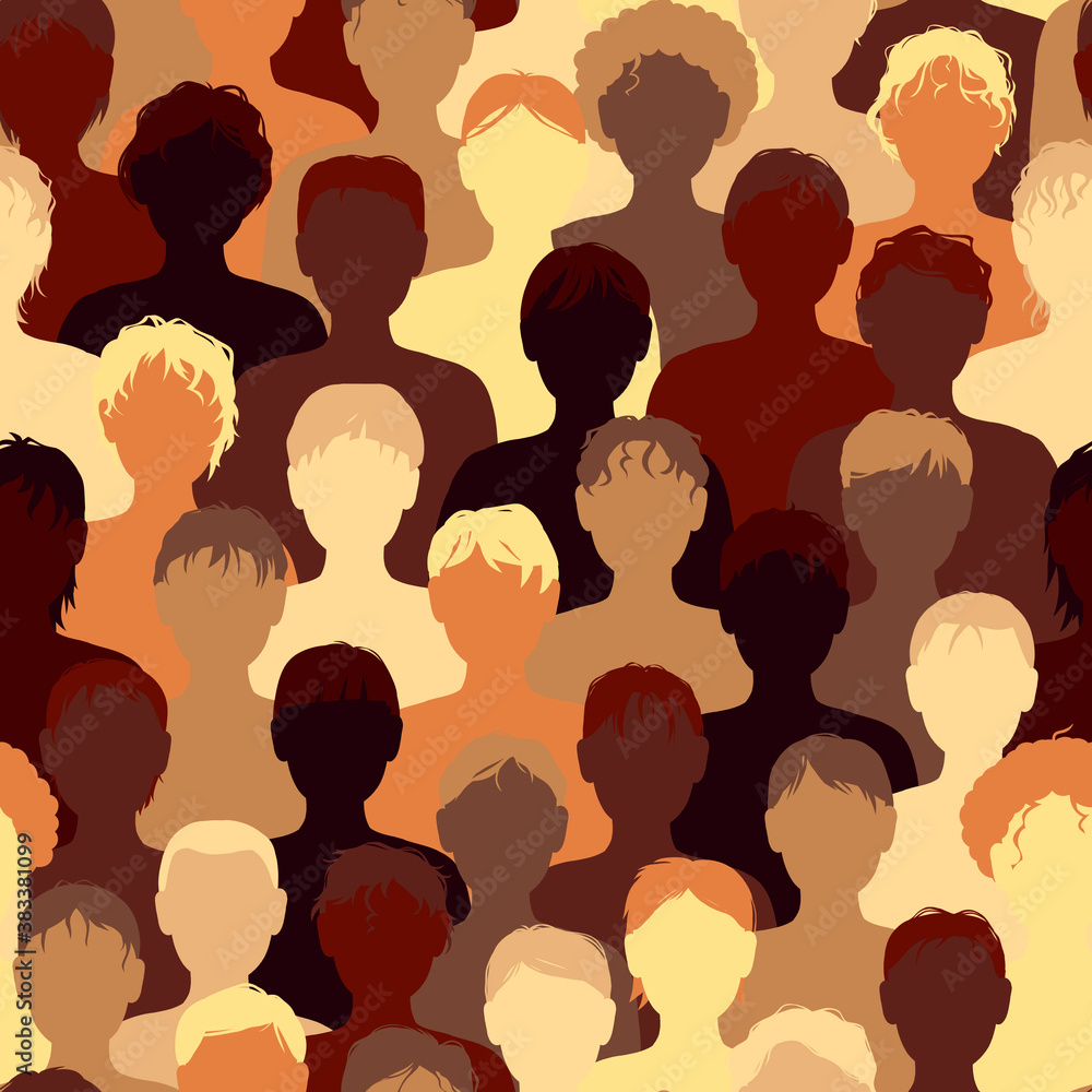 seamless pattern with silhouettes seamless pattern with silhouettes