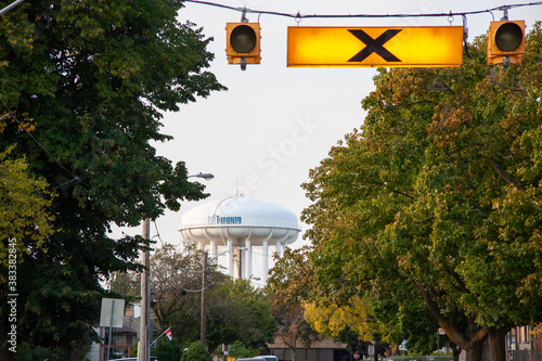 Crossing the watertower photo