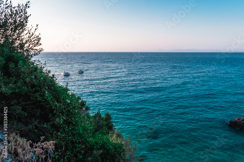 Fototapeta Naklejka Na Ścianę i Meble -  Beach on the Ionian sea, Lefkada island, Greece.