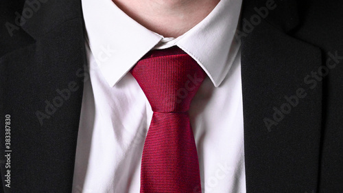 Fotografie Businessman with tie, cravat and suit