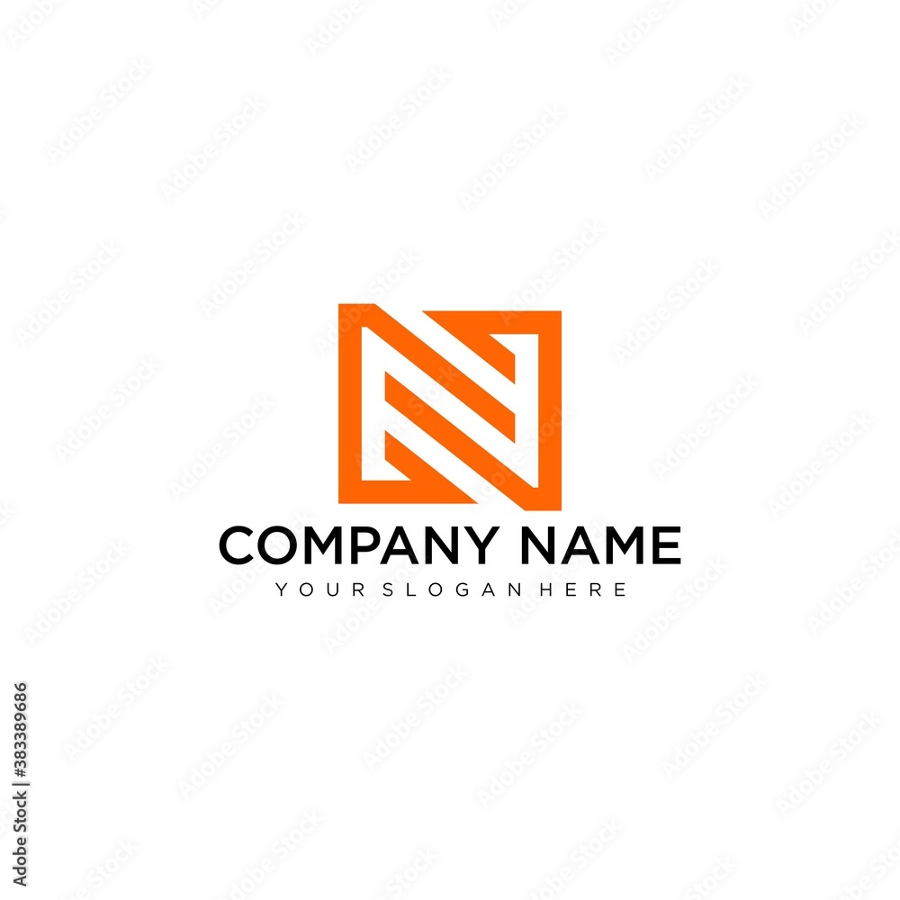 Letter N Icon Vector Logo Template Illustration Design. Letter N Icon Vector Logo Template Illustration Design.