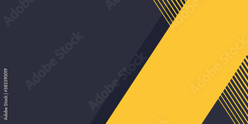 Abstract yellow black presentation background illustration 