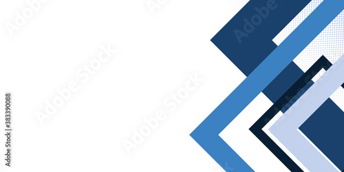 Modern blue white abstract presentation background with corporate concept