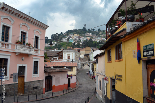 Quito, Ecuador - View from La Ronda