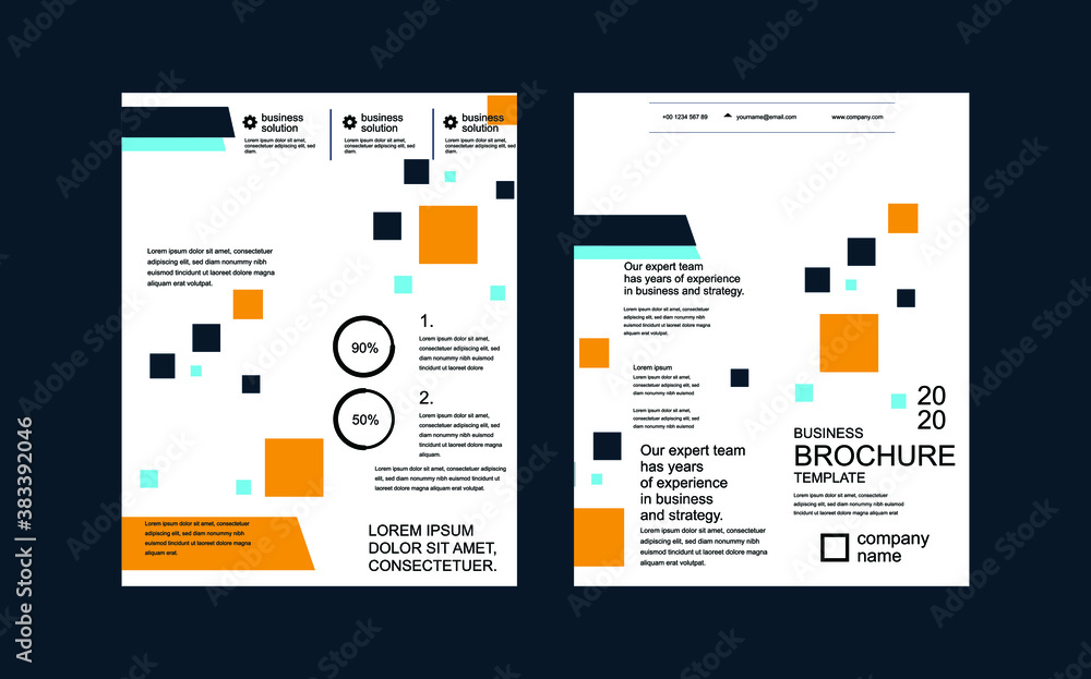 Brochure template layout Free Vector. design vector