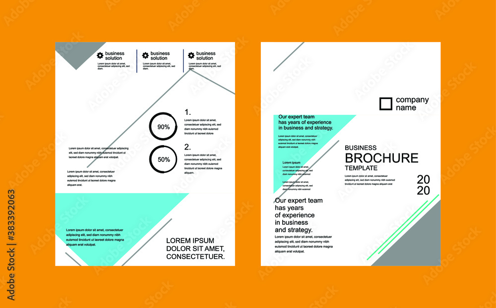 Brochure template layout Free Vector. design vector