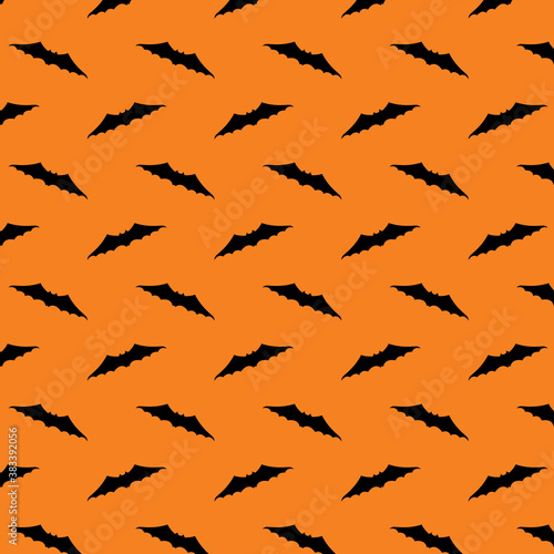 Halloween vector seamless colorful pattern design  modern and stylish.  Vector illustration.