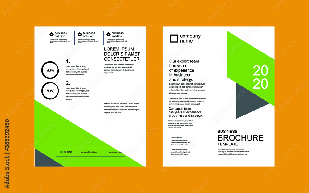 Brochure template layout Free Vector. design vector
