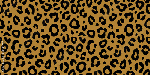 Colorful leopard seamless pattern. Fashion stylish vector texture.