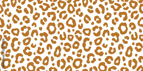 Colorful leopard seamless pattern. Fashion stylish vector texture.