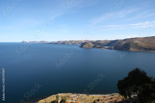 Lake Titicaca in Copacabana, Bolivia