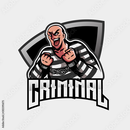 The Criminal Mascot Logo for Esport/Gaming Team