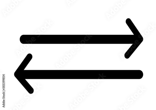 Compare arrows icons. Compare characteristics and parameters of products vector icon