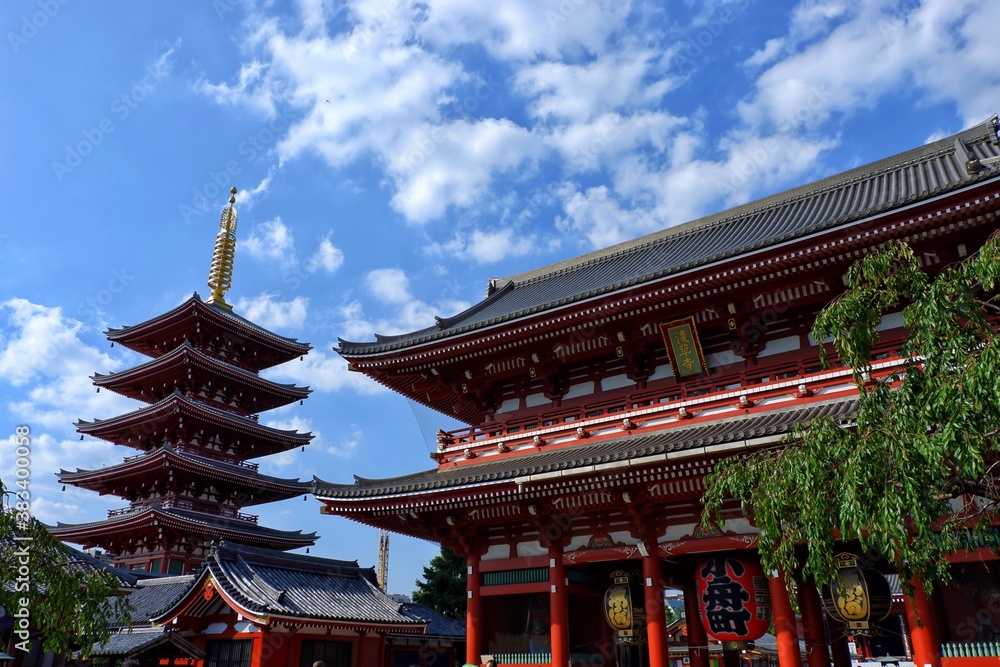 Naklejka premium 浅草浅草寺