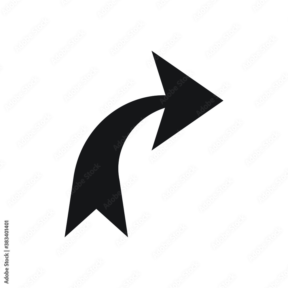 Arrow right icon design isoated on white background Arrow right icon design isoated on white background