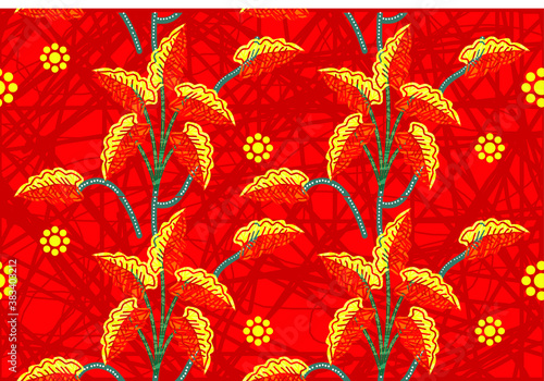 Batik Indonesian: is a technique of wax-resist dyeing applied to whole cloth, or cloth made using this technique originated from Indonesia.