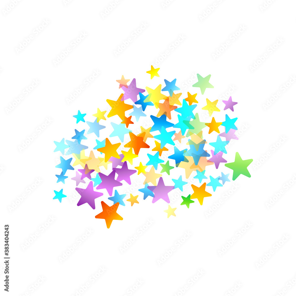 Rainbow Festive Confetti. Carnival Star Falling. Rainbow Festive Confetti. Carnival Star Falling.