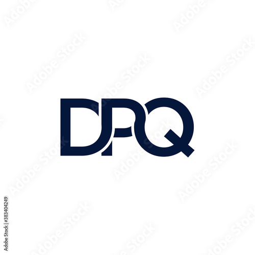 dpq letter original monogram logo design