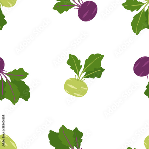 Vegetable Cabbage Kohlrabi. Patterns