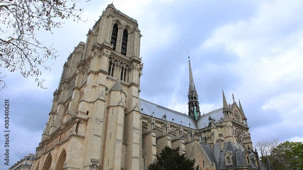 Notre Dame Cathedral, Paris, France. Before 2019 fire. Notre Dame Cathedral, Paris, France. Before 2019 fire.