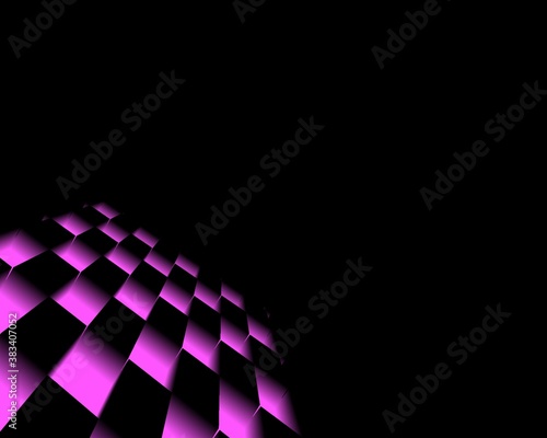 black and purple color abstract background with gradient, use for desktop, wallpaper or website design.-Illustration