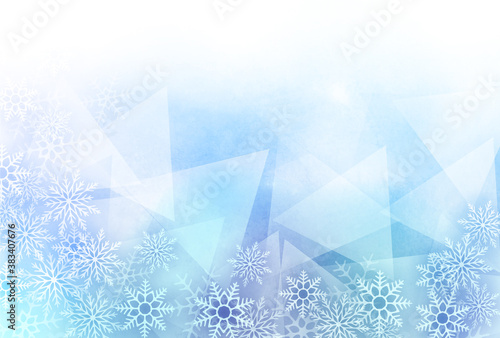 クリスマス　雪　冬　背景