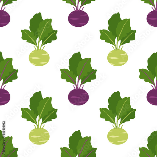 Vegetable Cabbage Kohlrabi. Patterns