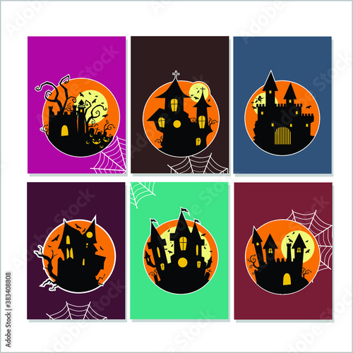 halloween mascot cartoon in vector