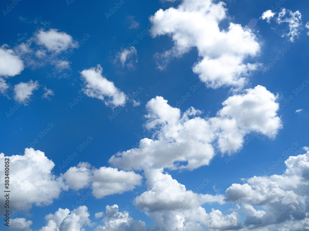 Obraz premium 東京の夏空と雲