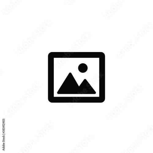 Image icon vector isolated on white, logo sign and symbol. Free Download Image icon vector isolated on white, logo sign and symbol. - GFXLoad