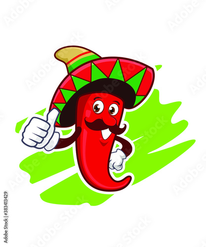 chile mascot cartoon