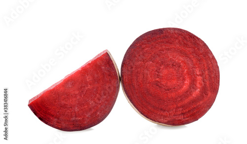 fresh beetroot isolated on white background photo