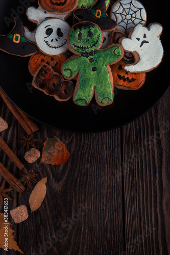 Ginger biscuits for Hallowe...