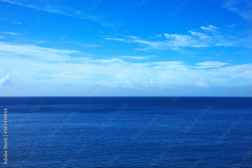 屋久島から見る水平線