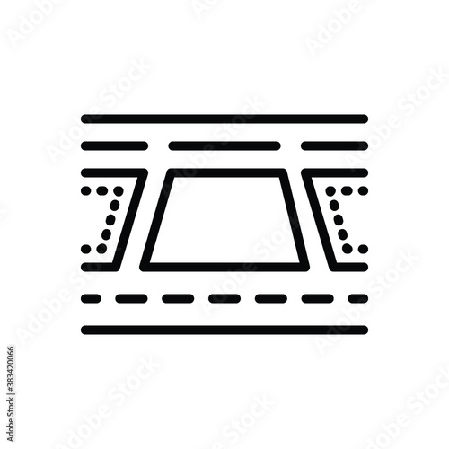Black line icon for plot