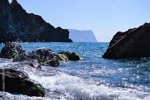 Crimean coast. Rocks on Fiolent. Sevastopol
