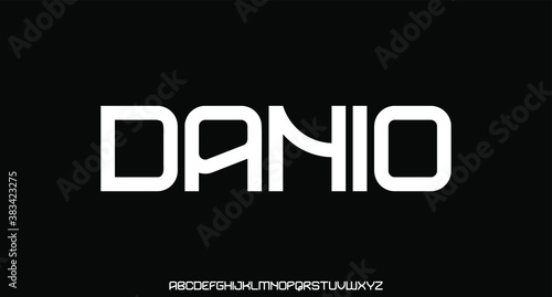  luxury and unique modern font alphabetical vector set	
