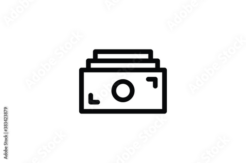 SEO Outline Icon - Money