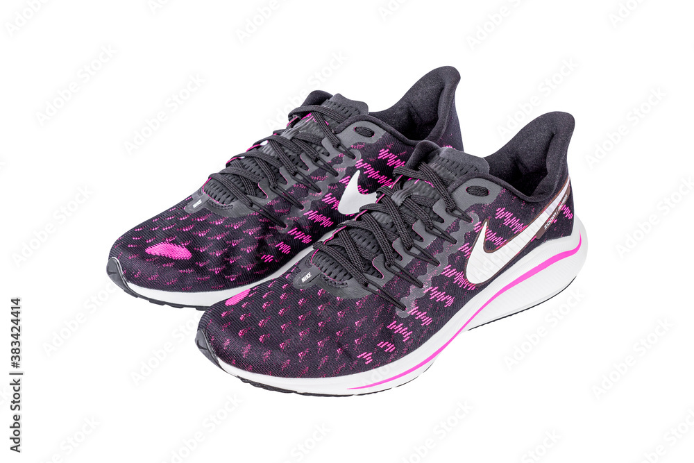 Roi Et, Thailand - September 28, 2020 : Nike Air Zoom Vomero 14 SHOES.  Lightweight running shoes with springy cushioning. Energised cushioning  foam cushioning delivers an agile. Stock Photo | Adobe Stock