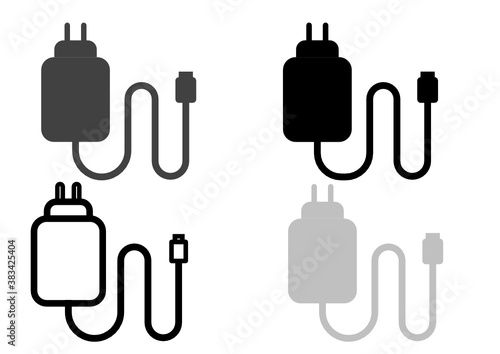 set of electric plug charger 