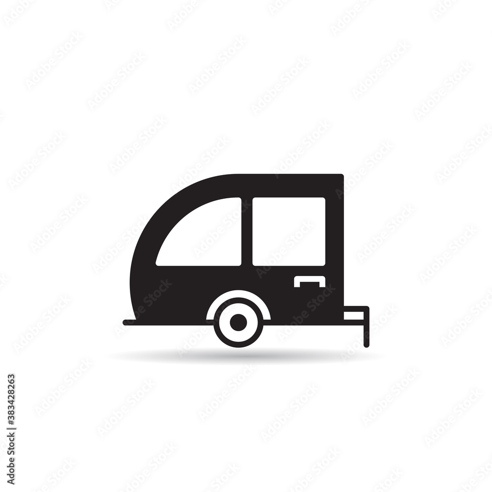RV car, motorhome icon vector illustration RV car, motorhome icon vector illustration