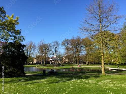 spring in the park, garden in Holland Apeldoorn Gelderland Netherlands
